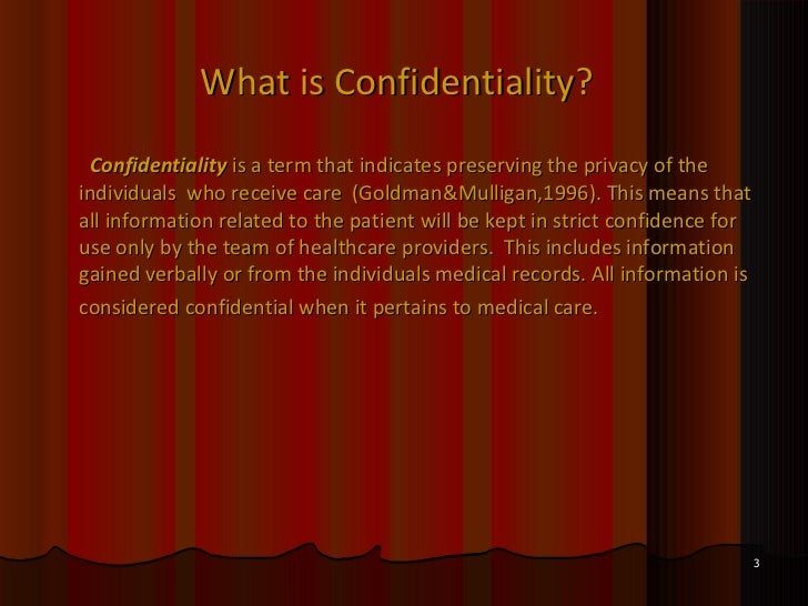 importance of confidentiality in counseling